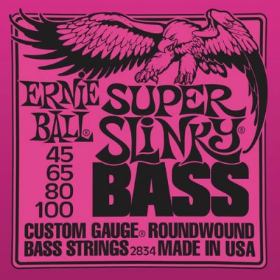 Ernie Ball Super Slinky Bass Strings 45-100  2834